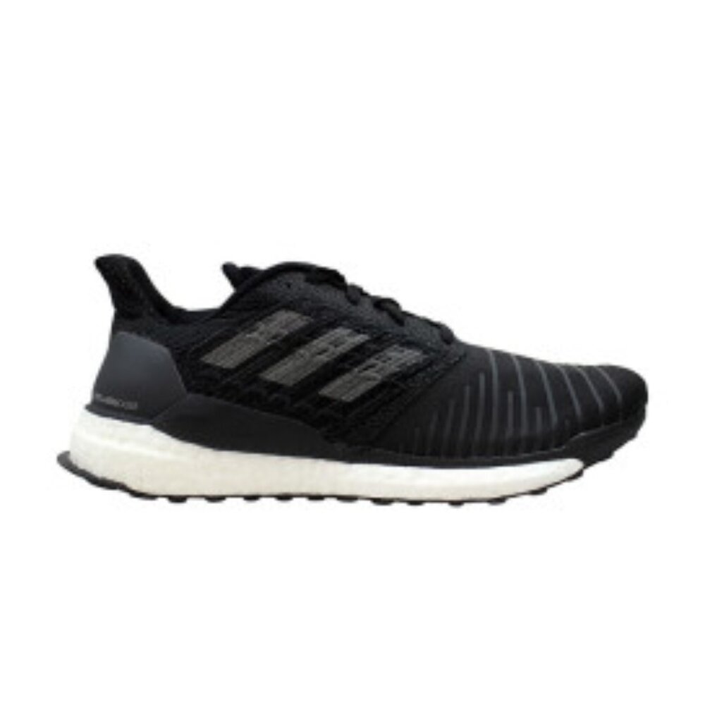 Adidas Men's Black Solar Boost M CQ3171 Mesh Low Top Athletic Running Shoes 11.5